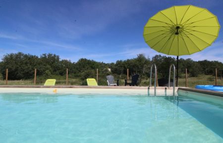 Belle piscine de 7m x 3m50 - Prof. 1m20 Gîte n°201709 Ruoms - Ardèche - Belle piscine de 7m x 3m50 - Prof. 1m20