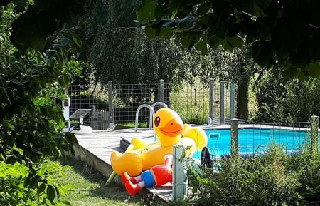 Piscine hors sol à partager Gîte n°177705 Plats - Ardèche - Piscine hors sol à partager