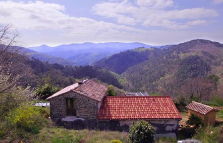Vue aérienne du gîte Gîte n°314009 Silhac - Ardèche - Vue aérienne du gîte