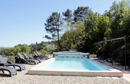G&icirc;te n&deg;132710 Largenti&egrave;re - Ard&egrave;che - La grande piscine &agrave; partager